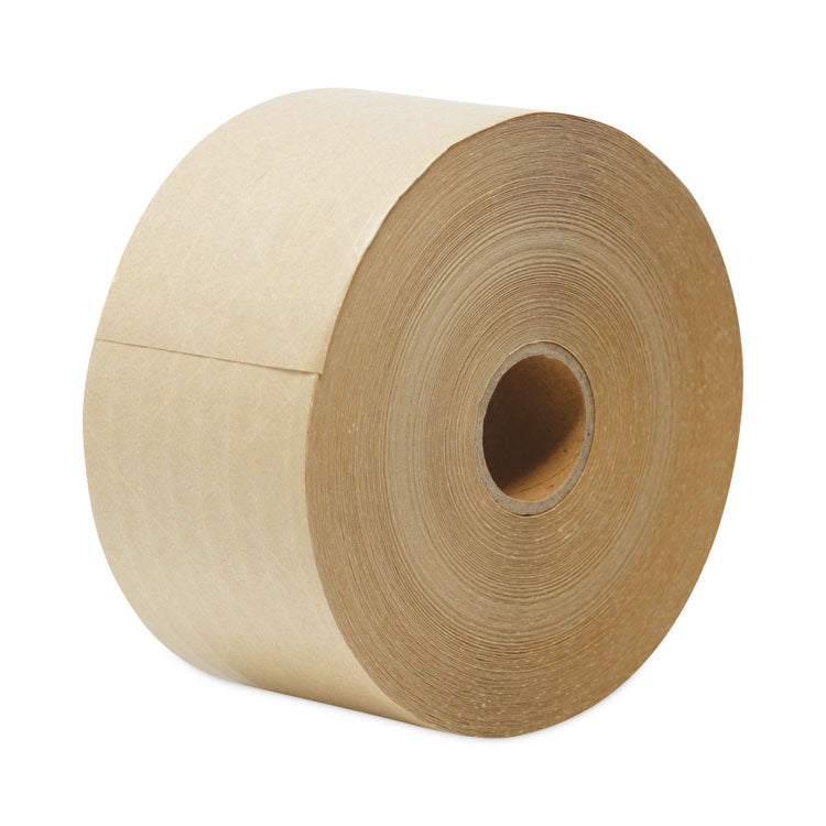 Glass-Fiber Reinforced Gummed Kraft Sealing Tape, 3" Core, 3" X 375 Ft, Brown, 8/carton 1