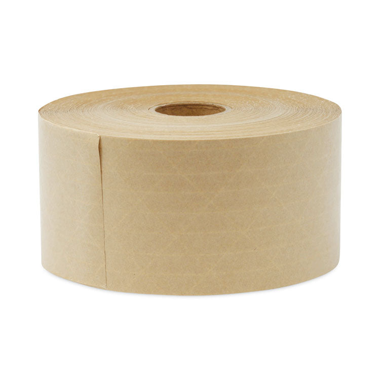 Glass-Fiber Reinforced Gummed Kraft Sealing Tape, 3" Core, 3" X 375 Ft, Brown, 8/carton 5