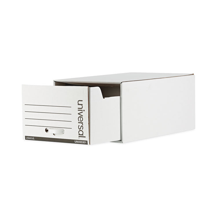 Heavy-Duty Storage Drawers, Legal Files, 17.25" X 25.5" X 11.5", White, 6/carton 2