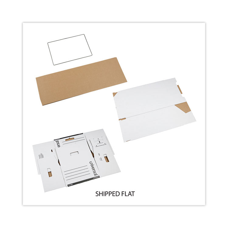 Heavy-Duty Storage Drawers, Legal Files, 17.25" X 25.5" X 11.5", White, 6/carton 3