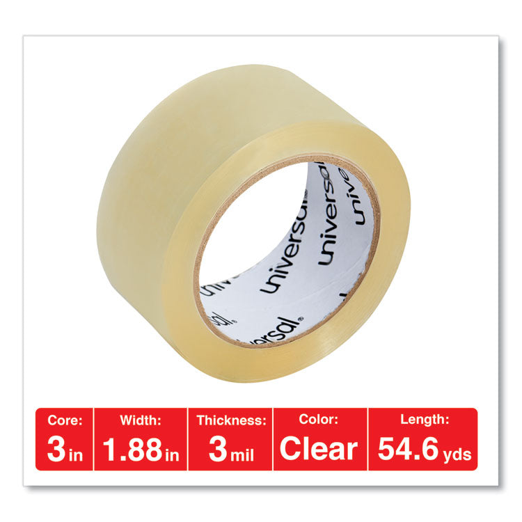 Heavy-Duty Box Sealing Tape, 3" Core, 1.88" X 54.6 Yds, Clear, 6/box 4