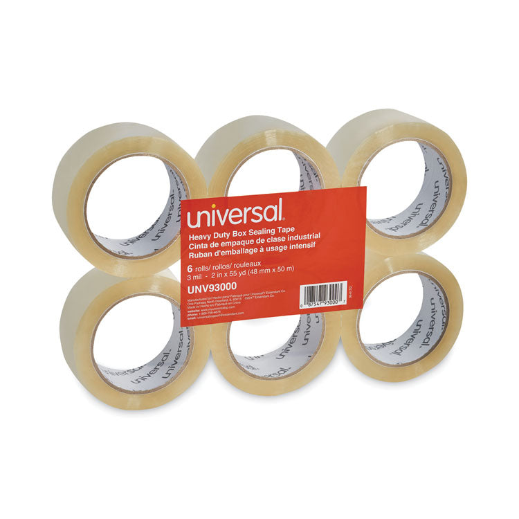 Heavy-Duty Box Sealing Tape, 3" Core, 1.88" X 54.6 Yds, Clear, 6/box 1