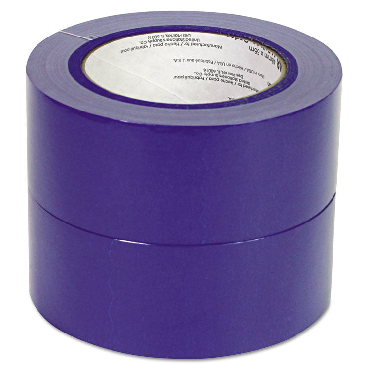 Premium Blue Masking Tape With Uv Resistance, 3" Core, 48 Mm X 54.8 M, Blue, 2/pack 2