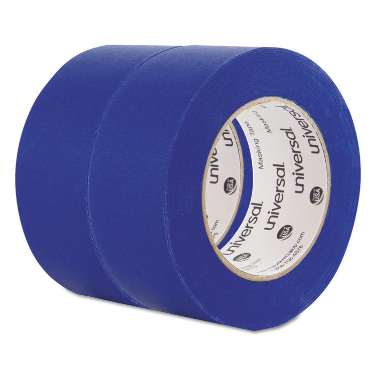 Premium Blue Masking Tape With Uv Resistance, 3" Core, 48 Mm X 54.8 M, Blue, 2/pack 1