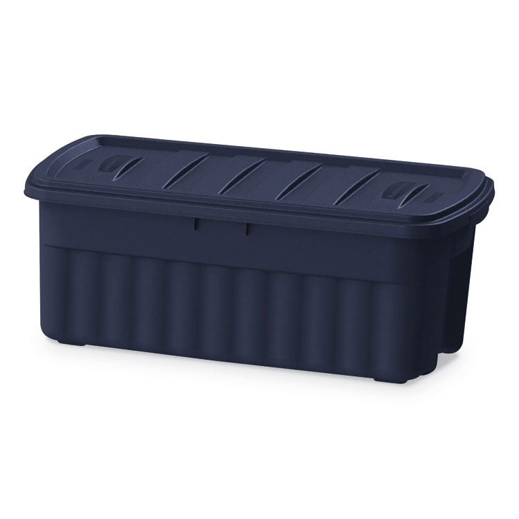 Roughneck Storage Box, 50 Gal, 21.2" X 43" X 17.88", Dark Indigo Metallic 1