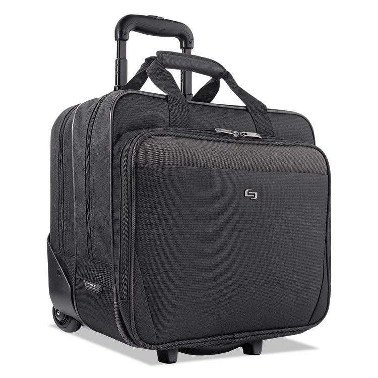 Classic Rolling Case, Fits Devices Up to 17.3", Polyester, 16.75 x 7 x 14.38, Black 2