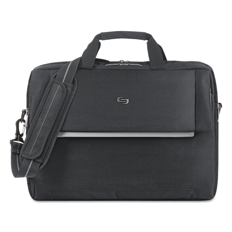 Urban Briefcase, Fits Devices Up to 17.3", Polyester, 16.5 x 3 x 11, Black 1