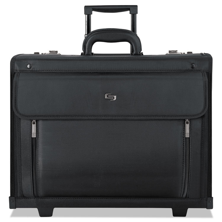 Classic Rolling Catalog Case, Fits Devices Up to 16", Polyester, 18 x 8 x 14, Black 1