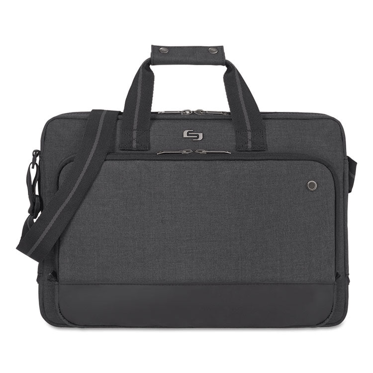 Urban Slimbrief, Fits Devices Up to 15.6", Polyester, 16" x 3" x 11.5", Gray 1