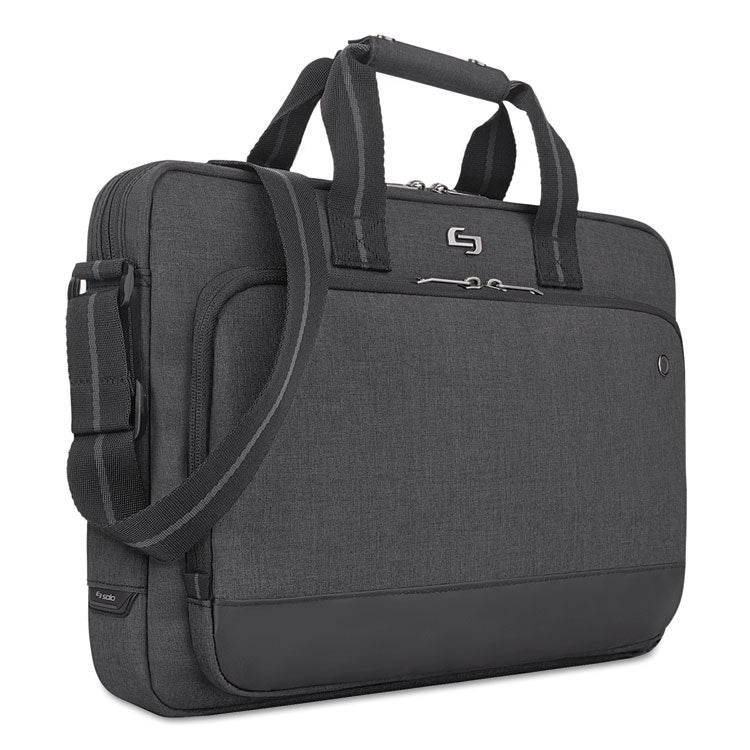 Urban Slimbrief, Fits Devices Up to 15.6", Polyester, 16" x 3" x 11.5", Gray 2