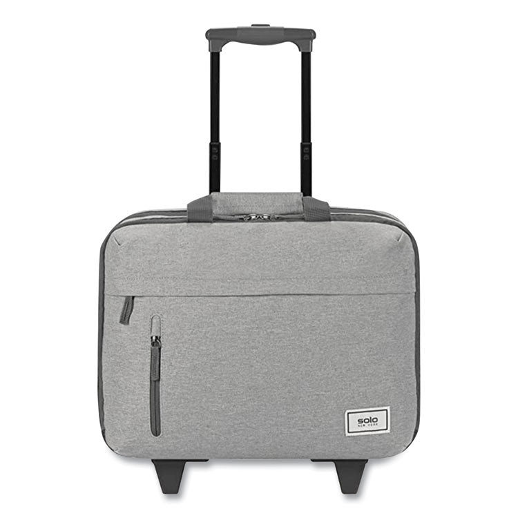 Re:Start Underseat Rolling Case, 15.6", 16 x 6 x 14, Light Gray 1