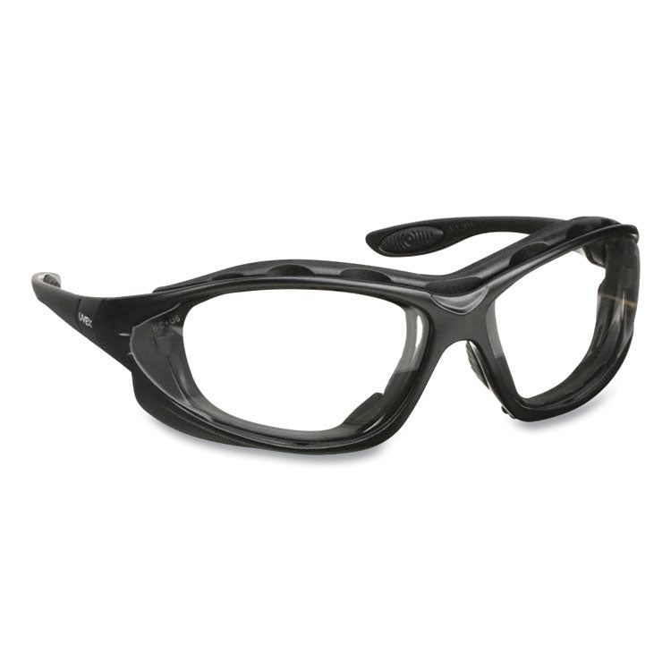 Seismic Sealed Eyewear, Black Polycarbonate Frame, Clear Polycarbonate Lens 1