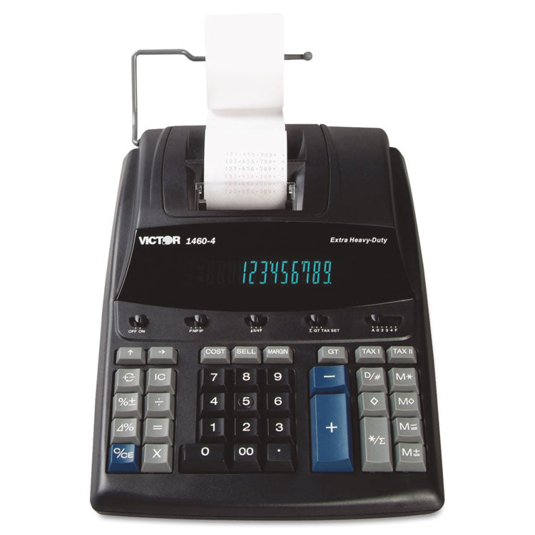 1460-4 Extra Heavy-Duty Printing Calculator, Black/red Print, 4.6 Lines/sec 1