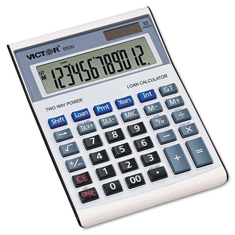 6500 Executive Desktop Loan Calculator, 12-Digit Lcd 2