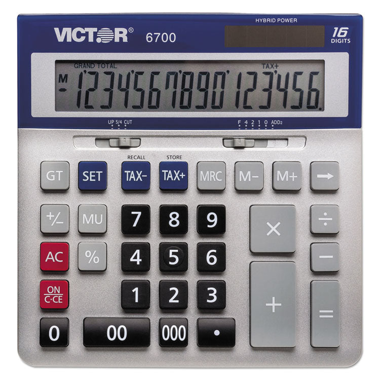 6700 Large Desktop Calculator, 16-Digit Lcd 1