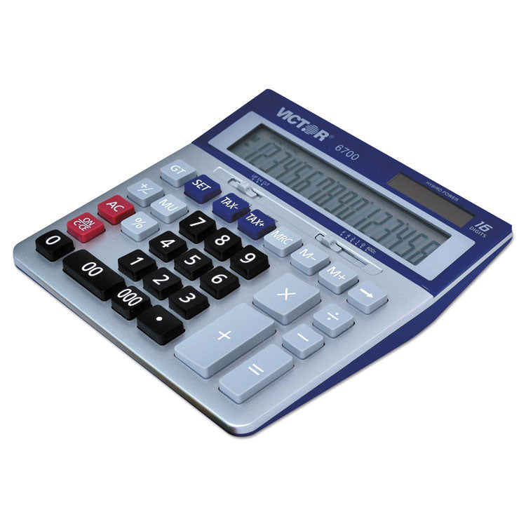 6700 Large Desktop Calculator, 16-Digit Lcd 3