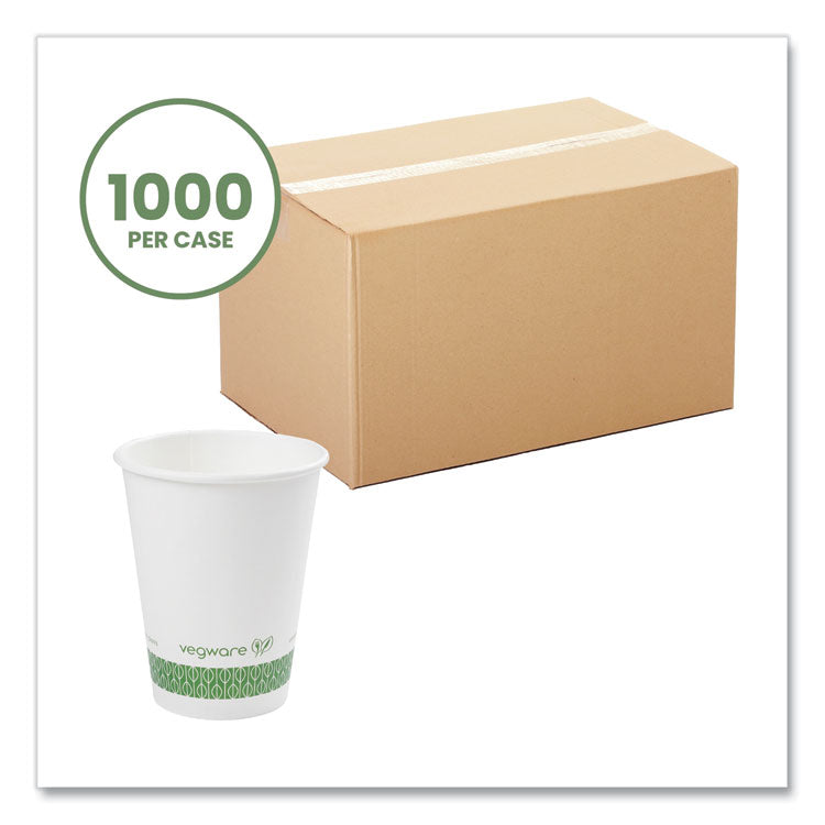 89-Series Hot Cup, 12 oz, Green/White, 1,000/Carton 2