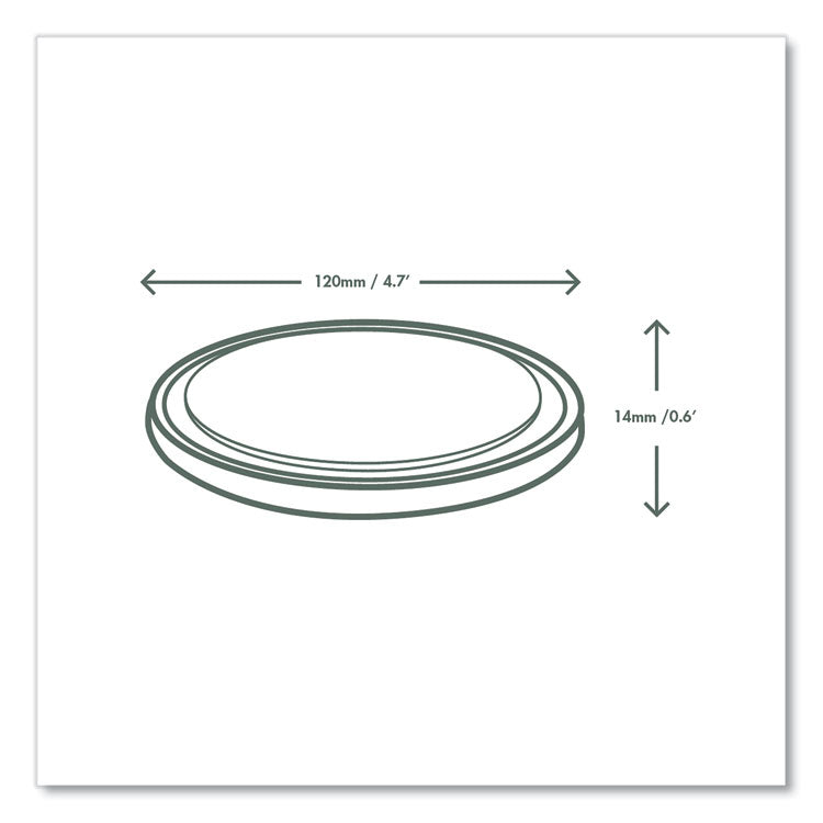 Round Deli Pot Lids, for 8 oz to 32 oz Deli Containers, Plastic, 500/Carton 4