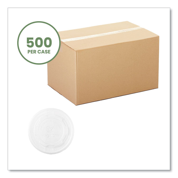 115-Series Flat Hot Lids, For Use With 115-Series Soup Containers, White, Plastic, 500/Carton 2