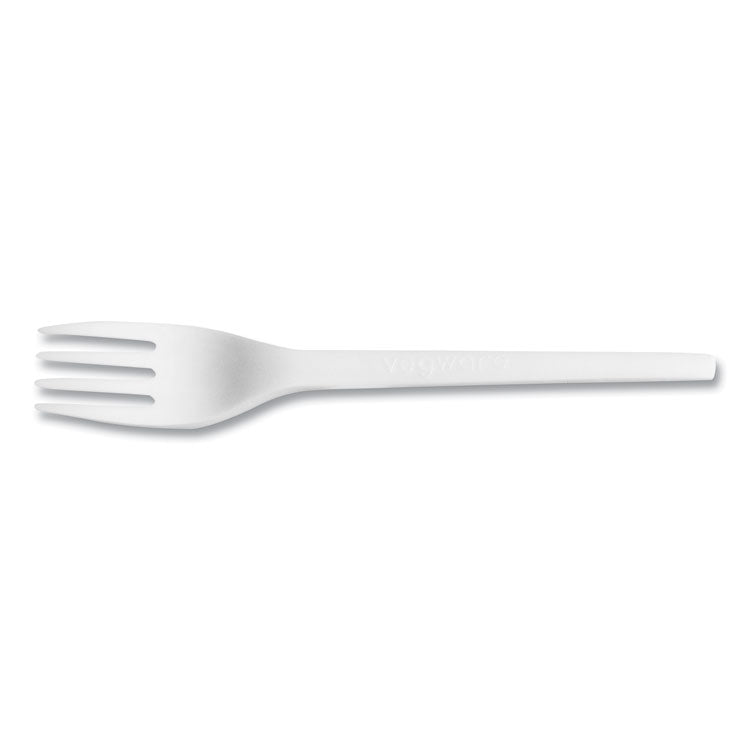 White CPLA Cutlery, Fork, 1,000/Carton 1