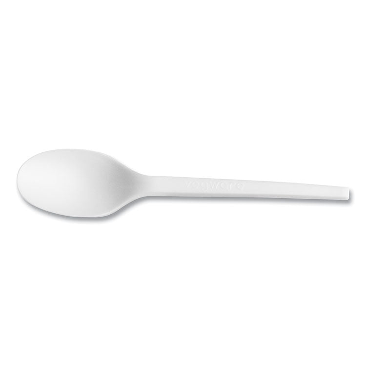 White CPLA Cutlery, Spoon, 1,000/Carton 1