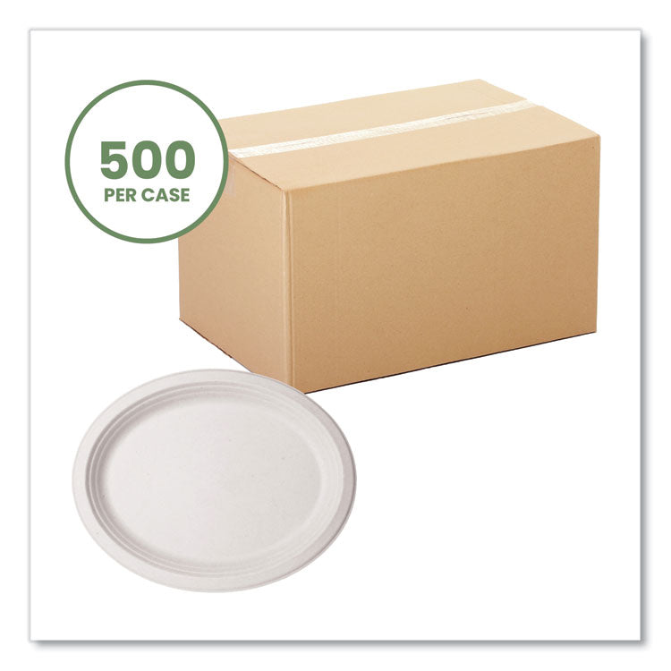 Nourish Molded Fiber Tableware, Platter, 8 x 10 x 1, White, 500/Carton 2