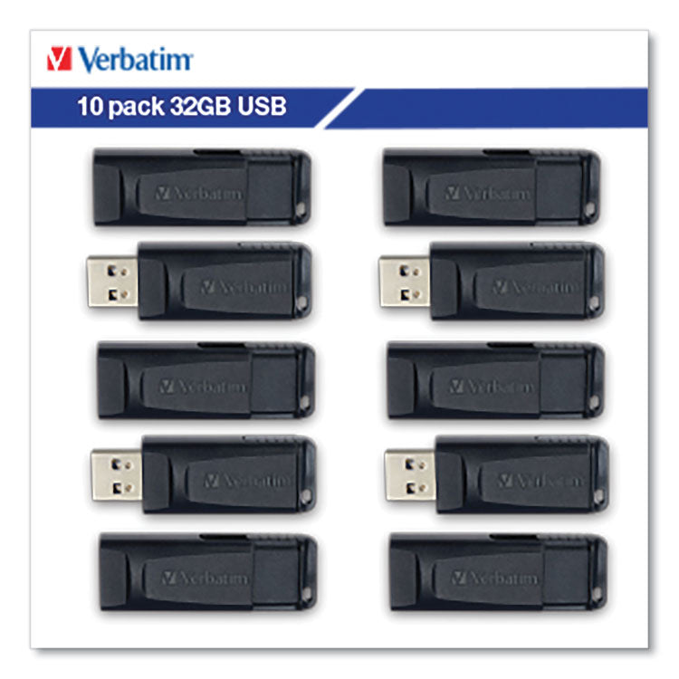 Store 'n' Go USB Flash Drive Business Bulk, 32 GB, Black, 10/Pack 4