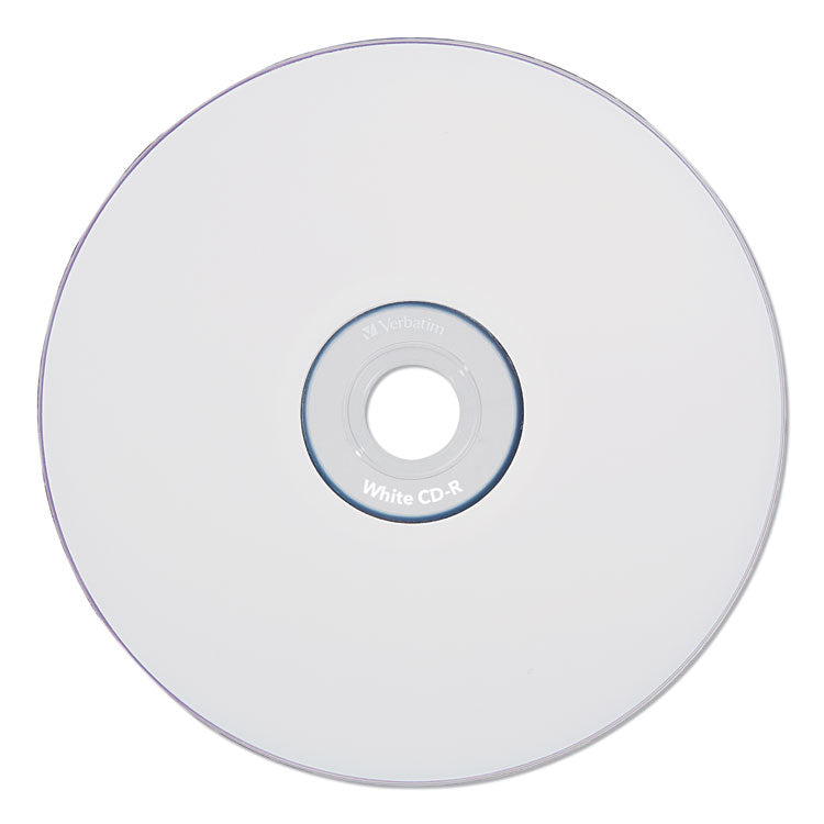 Cd-R Recordable Disc, 700 Mb/80 Min, 52x, Spindle, White, 100/pack 2