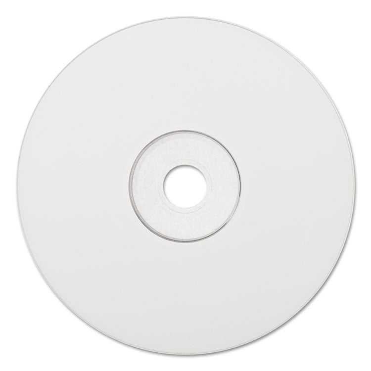 CD-R Printable Recordable Disc, 700 MB, 52x, Spindle, White, 100/Pack 2