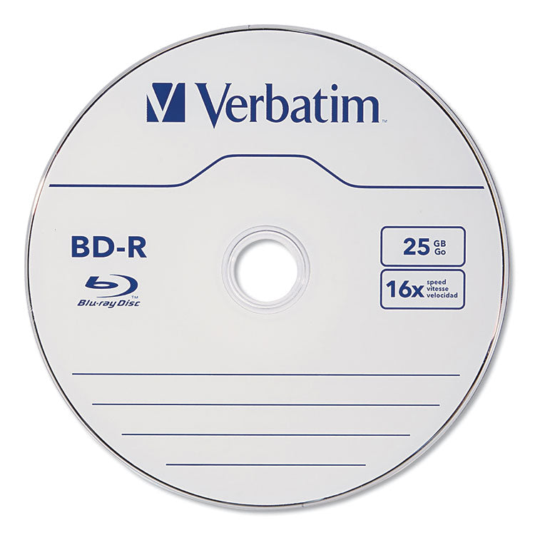 Bd-R Blu-Ray Disc, 25 Gb, 16x, White, 25/pack 2