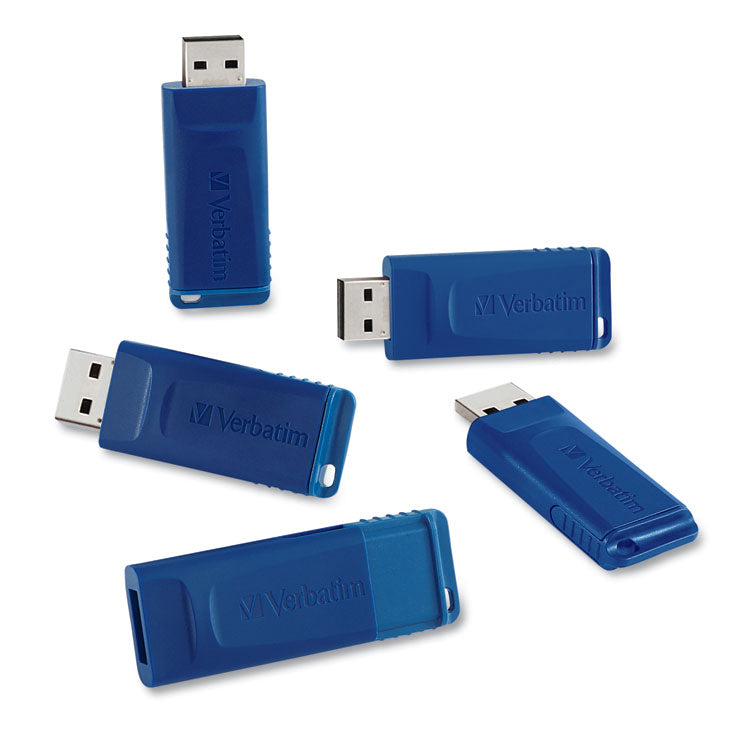 Classic Usb 2.0 Flash Drive, 16 Gb, Blue, 5/pack 2