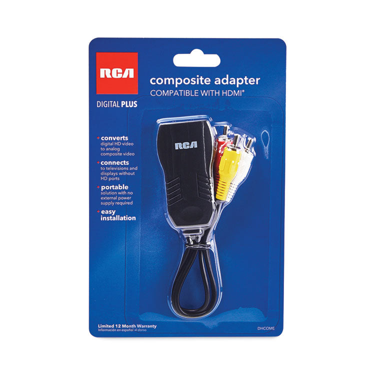 RCA Composite Adapter, Black 3