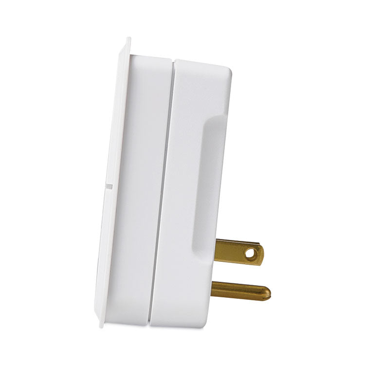 3-Outlet Wall Tap, White 3