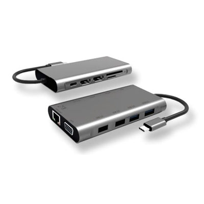 USB C 100W dual HDMI Mini Dock 1