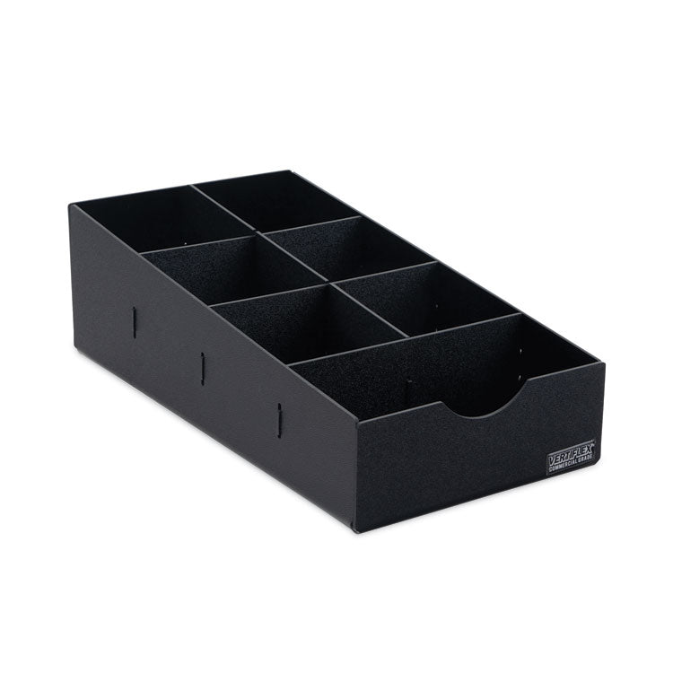 Condiment Caddy, 7 Compartments, 8.75 x 16 x 5.25, Black 4