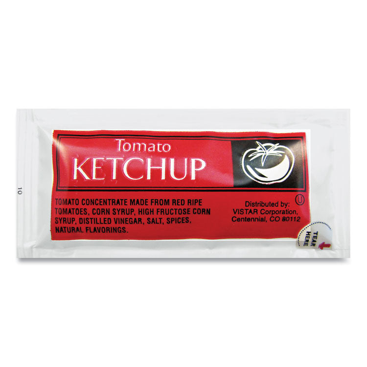 Condiment Packets, Ketchup, 0.25 Oz Packet, 200/carton 1