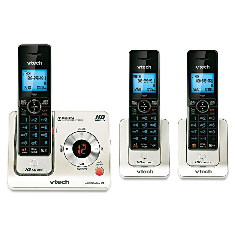 Ls6425-3 Dect 6.0 Cordless Voice Announce Answering System 1