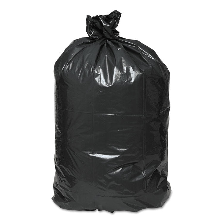 Linear Low-Density Can Liners, 45 gal, 0.63 mil, 40" x 46", Black, 25 Bags/Roll, 10 Rolls/Carton 2