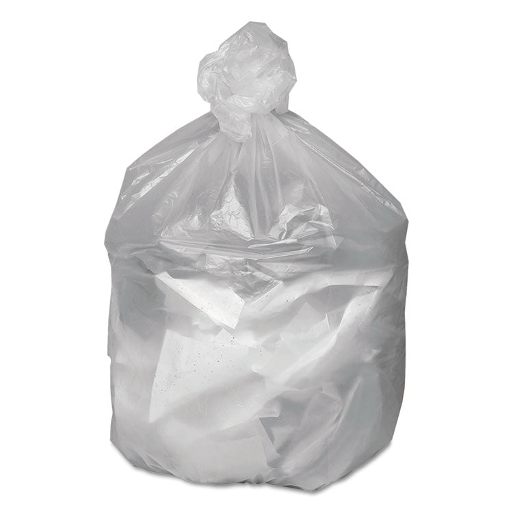 Waste Can Liners, 10 gal, 6 mic, 24" x 24", Natural, 50 Bags/Roll, 20 Rolls/Carton 2