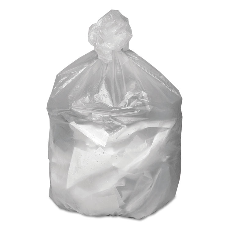 Waste Can Liners, 30 gal, 8 mic, 30" x 36", Natural, 25 Bags/Roll, 20 Rolls/Carton 2