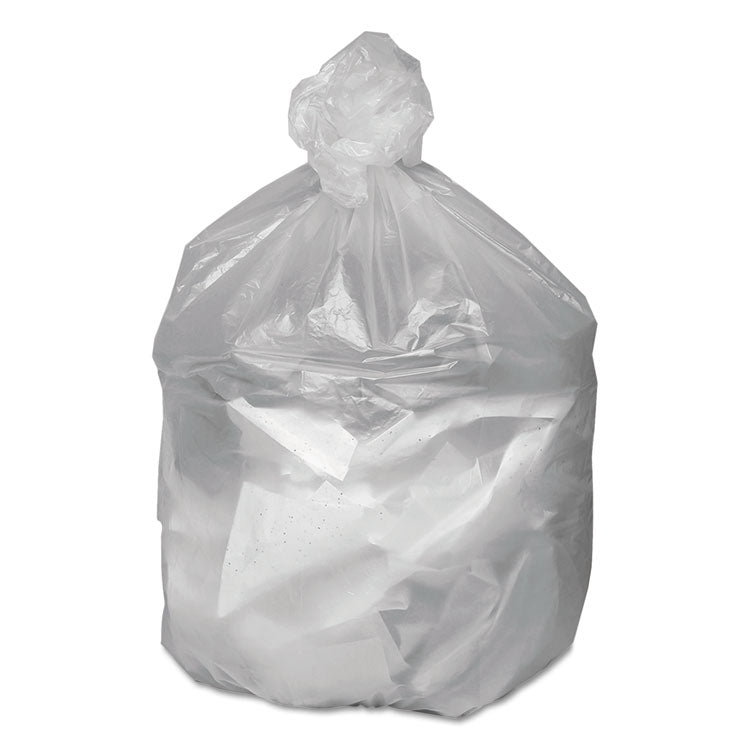 Waste Can Liners, 60 gal, 12 mic, 38" x 58", Natural, 20 Bags/Roll, 10 Rolls/Carton 2