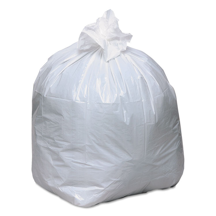 Linear-Low-Density Recycled Tall Kitchen Bags, 13 gal, 0.85 mil, 24" x 33", White, 15 Bags/Roll, 10 Rolls/Box 1