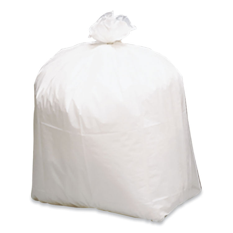 Linear-Low-Density Recycled Tall Kitchen Bags, 13 gal, 0.85 mil, 24" x 33", White, 15 Bags/Roll, 10 Rolls/Box 3