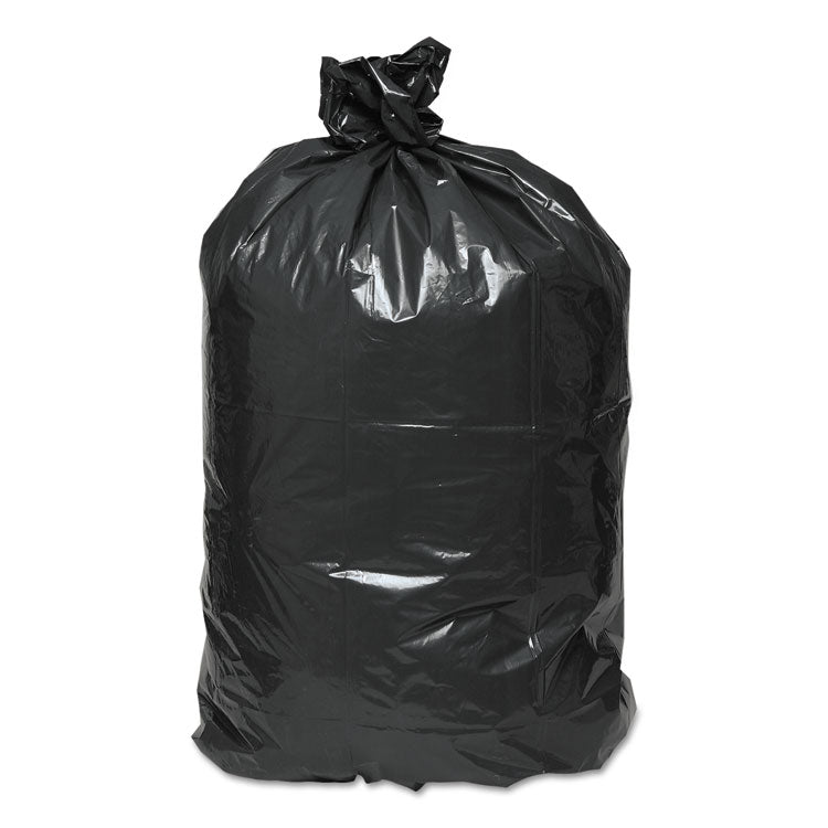 Linear Low Density Recycled Can Liners, 33 gal, 1.65 mil, 33" x 39", Black, 10 Bags/Roll, 10 Rolls/Carton 2