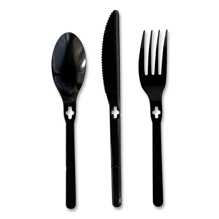 Spoon Wego Polystyrene, Spoon, Black, 1000/carton 2