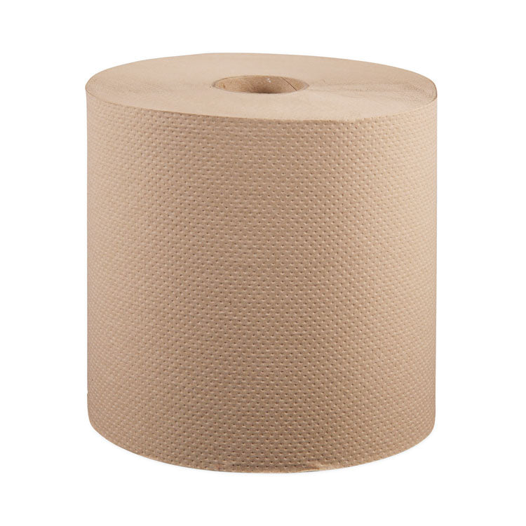 Hardwound Roll Towels, 1-Ply, 8" x 800 ft, Natural, 6 Rolls/Carton 1