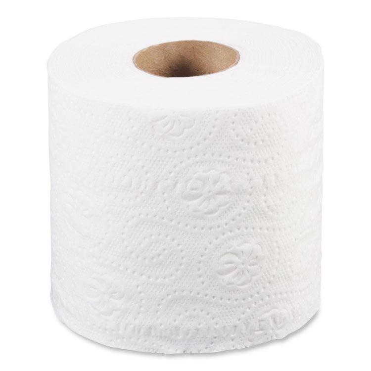 Bath Tissue, Septic Safe, Individually Wrapped Rolls, 2-Ply, White, 400 Sheets/Roll, 24 Rolls/Carton 2