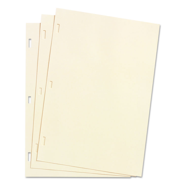 Looseleaf Minute Book Ledger Sheets, 14 X 8.5, Ivory, Loose Sheet 100/box 1