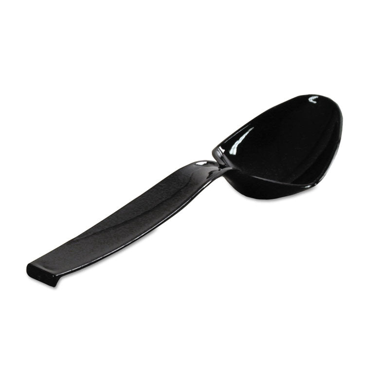 Plastic Spoons, 9 Inches, Black, 144/case 1