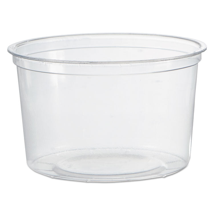 Deli Containers, 16 oz, Clear, Plastic, 50/Pack, 10 Packs/Carton 1